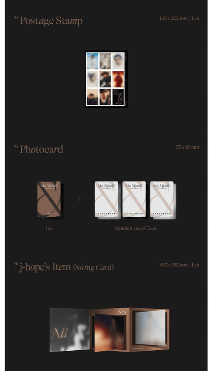 SPECIAL 8 PHOTO-FOLIO ME, MYSELF, AND J-HOPE 'ALL NEW HOPE' - J-Store Online