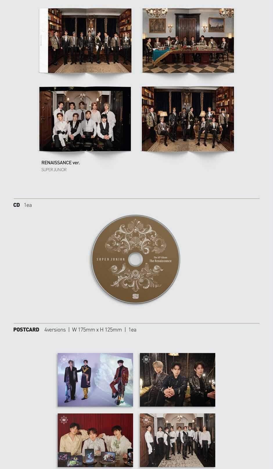 SUPER JUNIOR -  10th Album - The Renaissance - J-Store Online