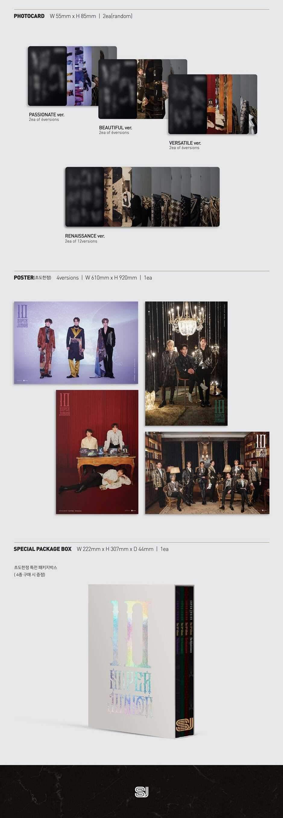 SUPER JUNIOR -  10th Album - The Renaissance - J-Store Online