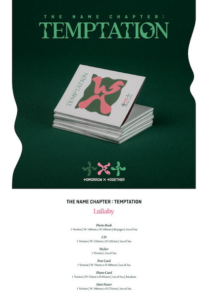 TOMORROW X TOGETHER (TXT) - THE NAME CHAPTER : TEMPTATION (LULLABY VER.) - J-Store Online