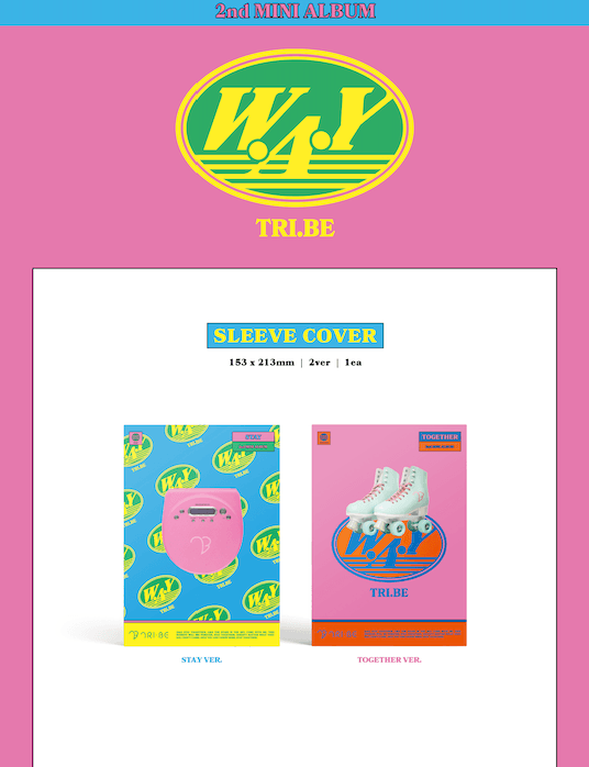 TRI.BE - W.A.Y - 2ND MINI ALBUM - J-Store Online