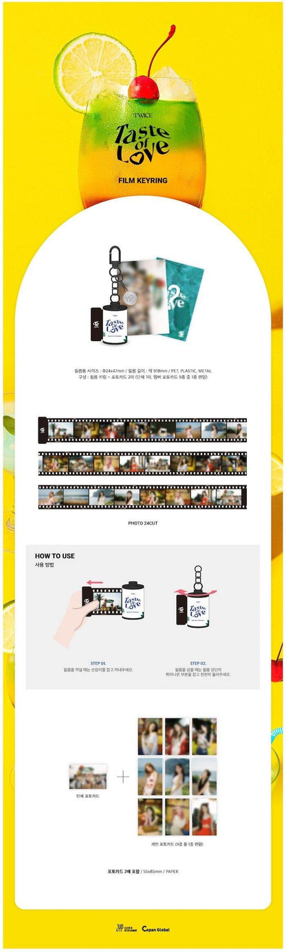 TWICE - Film Key Ring - Taste Of Love - J-Store Online