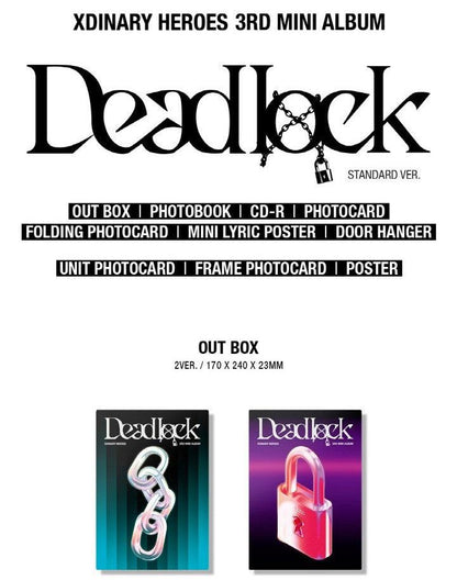 Xdinary Heroes - DEADLOCK (3RD MINI ALBUM) - J-Store Online