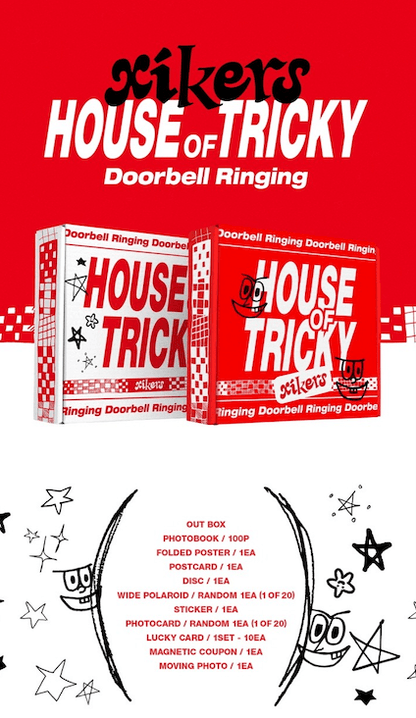 XIKERS - HOUSE OF TRICKY: DOORBELL RINGING (1ST MINI ALBUM) - J-Store Online